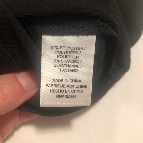 Hiatus black bungee cord top, dressy or casual, L - Picture 8 of 10